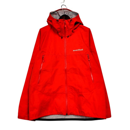 【中古美品】【メンズ】 mont-bell モンベル RAIN DANCER JACKET 1128618 レインダンサー ジャケット アウター 144-250219-as-01-izu サイズ：XL カラー：レッド 万代Net店