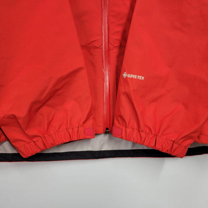 【中古美品】【メンズ】 mont-bell モンベル RAIN DANCER JACKET 1128618 レインダンサー ジャケット アウター 144-250219-as-01-izu サイズ：XL カラー：レッド 万代Net店