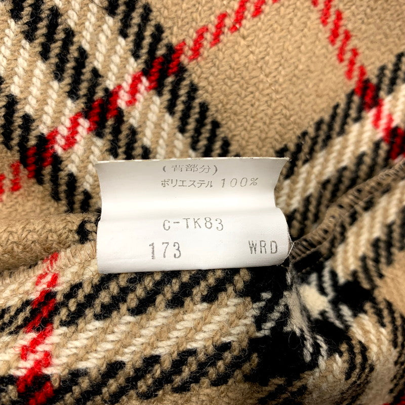 【中古品】【メンズ】 Burberrys バーバリーズ WOOL CHECK LINER BELTED SOUTIEN COLLAR COAT ウール チェックライナー ステンカラー コート ジャケット アウター 141-250221-ay-08-izu カラー：グリーン系 万代Net店