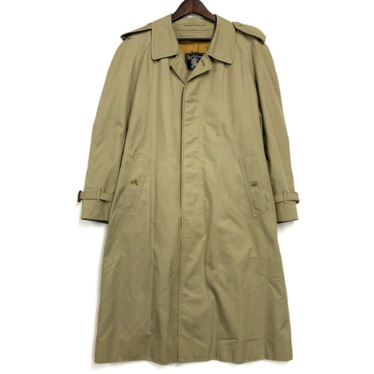 【中古品】【メンズ】 Burberrys バーバリーズ WOOL CHECK LINER BELTED SOUTIEN COLLAR COAT ウール チェックライナー ステンカラー コート ジャケット アウター 141-250221-ay-08-izu カラー：グリーン系 万代Net店