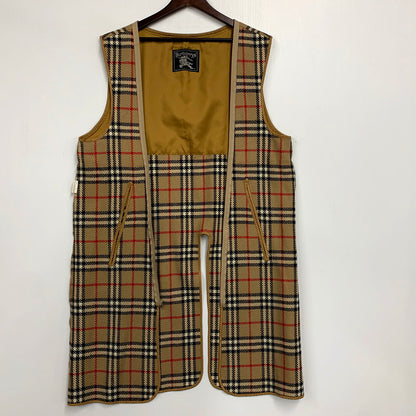 【中古品】【メンズ】 Burberrys バーバリーズ WOOL CHECK LINER BELTED SOUTIEN COLLAR COAT ウール チェックライナー ステンカラー コート ジャケット アウター 141-250221-ay-08-izu カラー：グリーン系 万代Net店