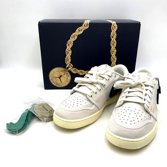 【中古美品】【メンズ】 NIKE ナイキ × UNION ユニオン AIR JORDAN 1 KO LOW SP DZ4864-100 エアジョーダン 1 ノックアウト ロー コラボ スニーカー シューズ 靴 160-250221-ay-03-izu サイズ：27.5cm カラー：SAIL/NEUTRAL GREY-MUSLIN 万代Net店