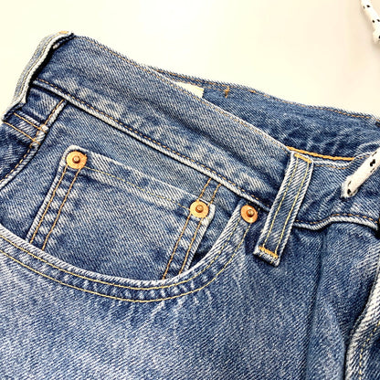 【中古品】【メンズ】 Levi's リーバイス JOGGER DENIM PANTS 501 80746-0000 ジョガー デニムパンツ ビッグE ジーンズ ボトムス 158-250222-as-11-izu サイズ：30×28 カラー：インディゴ 万代Net店