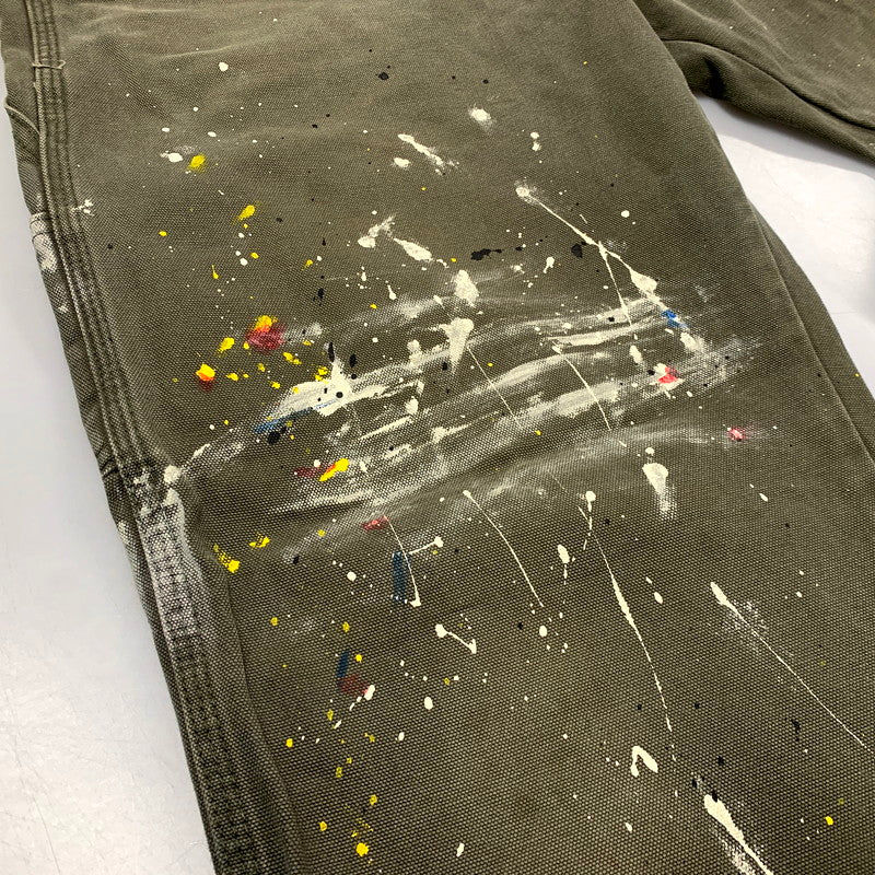 【中古品】【メンズ】  SAPEUR サプール × DICKIES ディッキーズ DUCK PAINTER PANTS 1939RMS ダックペインターパンツ メキシコ製 ズボン ボトムス 153-250221-ay-18-izu サイズ：34×32 カラー：カーキ 万代Net店