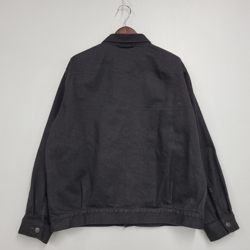 【中古品】【メンズ】 EDIFICE エディフィス BLACK DENIM JACKET 23-011-300-9110-3-0 ブラックデニムジャケット アウター 147-250224-as-02-izu サイズ：M カラー：ブラック 万代Net店