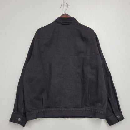 【中古品】【メンズ】 EDIFICE エディフィス BLACK DENIM JACKET 23-011-300-9110-3-0 ブラックデニムジャケット アウター 147-250224-as-02-izu サイズ：M カラー：ブラック 万代Net店