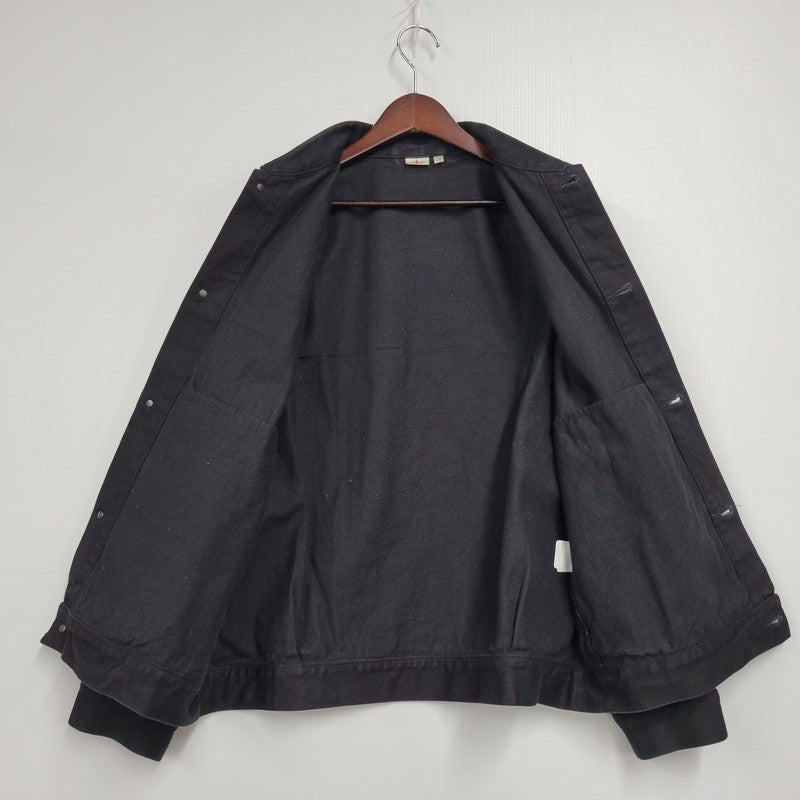 【中古品】【メンズ】 EDIFICE エディフィス BLACK DENIM JACKET 23-011-300-9110-3-0 ブラックデニムジャケット アウター 147-250224-as-02-izu サイズ：M カラー：ブラック 万代Net店