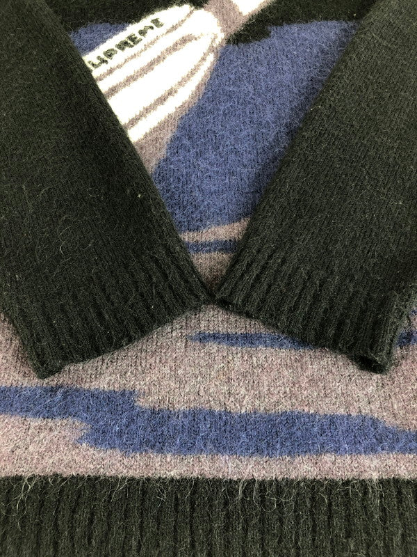 【中古品】【メンズ】 Supreme シュプリーム 22AW ROCKET SWEATER 22年 秋冬 ポケット セーター トップス 149-251107-rt-11-tag サイズ：XL カラー：ブラック 万代Net店