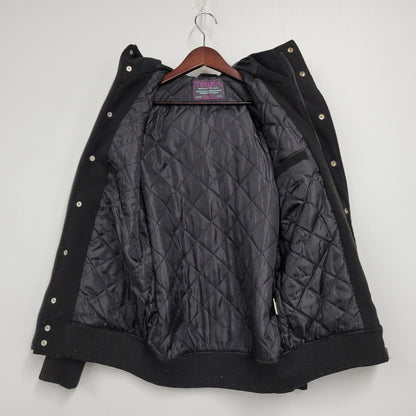 【中古品】【メンズ】 BOTH SIDES HOODED STADIUM JACKET ボスサイド フーデッド スタジアムジャケット スタジャン アウター 142-250224-as-04-izu サイズ：S カラー：ブラック 万代Net店
