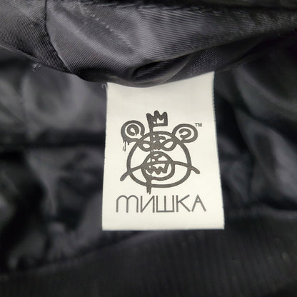 【中古品】【メンズ】 MISHKA ミシカ BOTH SIDES HOODED STADIUM JACKET ボスサイド フーデッド スタジアムジャケット スタジャン アウター 142-250224-as-04-izu サイズ：S カラー：ブラック 万代Net店