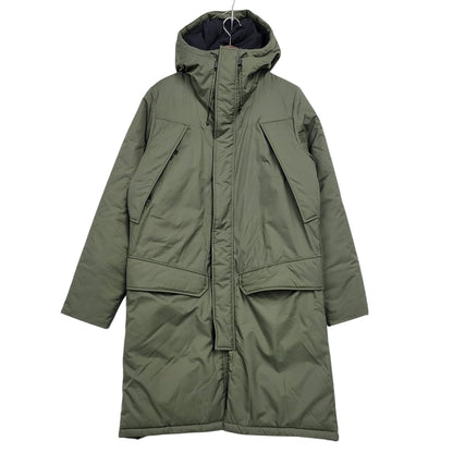 【中古品】【メンズ】  UNDER ARMOUR アンダーアーマー HOODED LONG COAT 1358831 フーデッド ロングコート ジャケット アウター 148-250224-as-05-izu サイズ：L カラー：グリーン 万代Net店