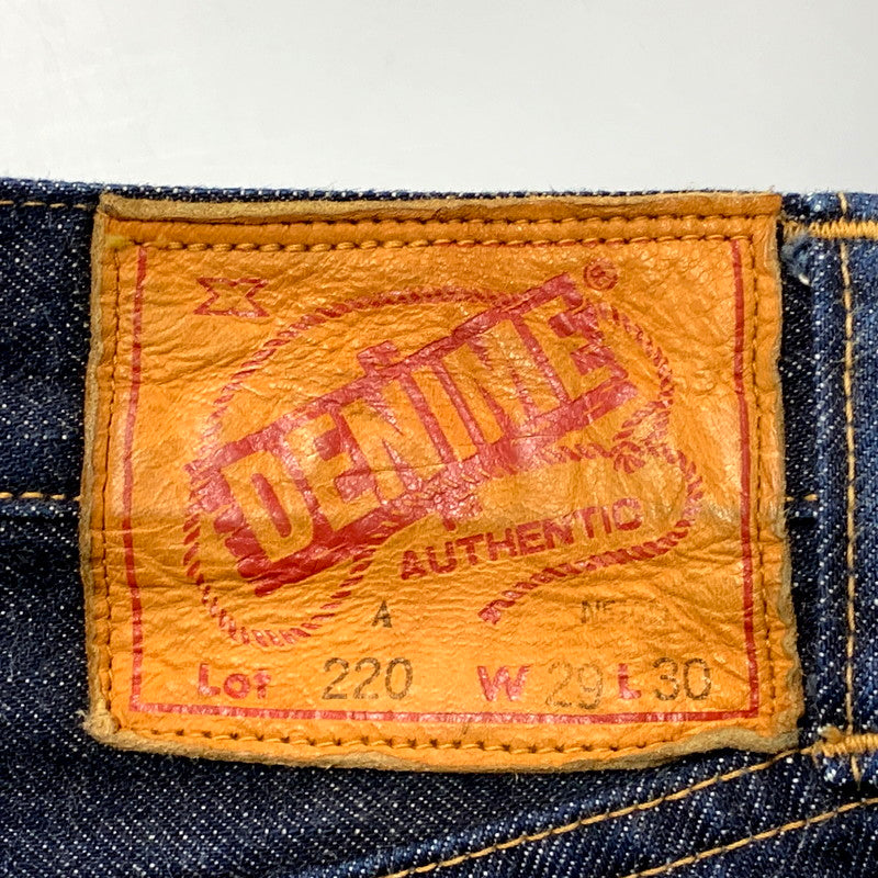 【中古品】【メンズ】 Denime ドゥニーム LOT 220A OFFSET XX MODEL DENIM PANTS デニムパンツ ジーンズ ズボン ボトムス 156-250221-ay-21-izu サイズ：29×30 カラー：インディゴ 万代Net店