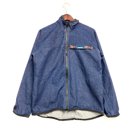 【中古品】【メンズ】 KAVU カブー FULL ZIP SLOW DENIM SHIRT USA製 フルジップ スロー デニムシャツ ジャケット 144-250222-as-14-izu サイズ：M カラー：インディゴ 万代Net店