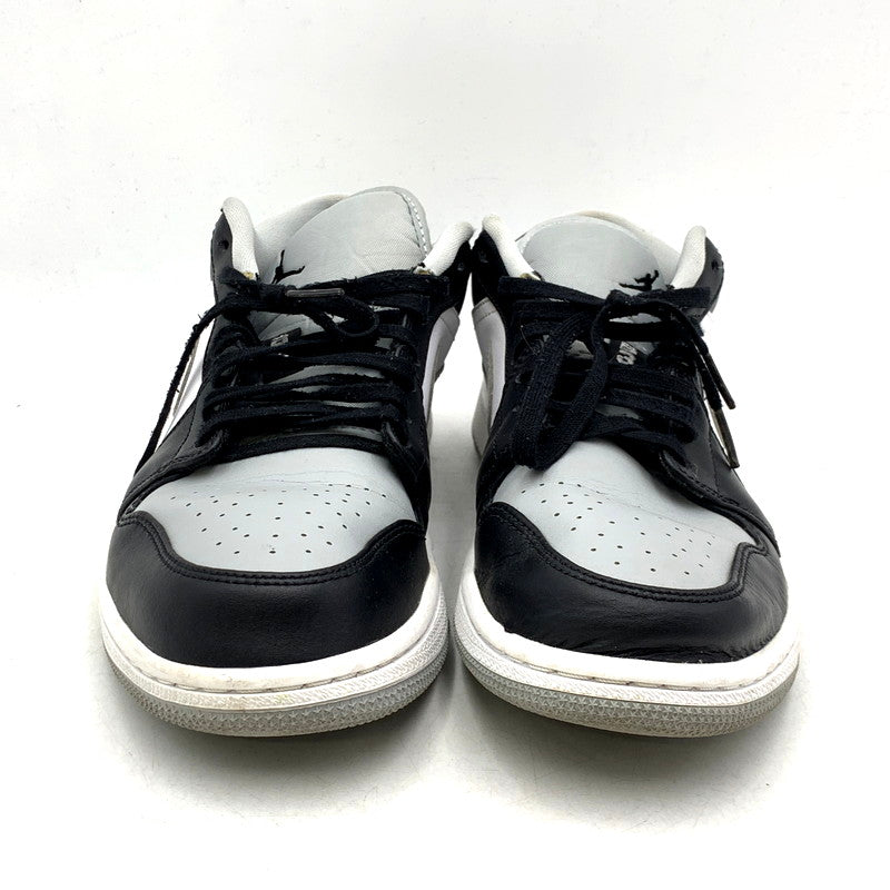 【中古品】【メンズ】 NIKE ナイキ AIR JORDAN 1 LOW 553558-039 エアジョーダン1 ロー スニーカー シューズ 靴 160-250222-as-03-izu サイズ：27cm カラー：BLACK/BLACK-LT SMOKE GREY-WHITE 万代Net店