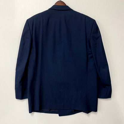 【中古品】【メンズ】  COMME DES GARCONS HOMME DEUX コムデギャルソンオムドゥ 90S DOUBLE BREASTED TAILORED JACKET DJ-31009S AD1993 ダブル ブレステッド テーラードジャケット 140-250223-as-17-izu サイズ：S カラー：ネイビー 万代Net店