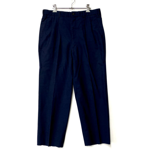 【中古品】【メンズ】  COMME DES GARCONS HOMME DEUX コムデギャルソンオムドゥ 90S WOOL TUCK SLACKS DP-31007K ウール タック スラックス パンツ ボトムス 151-250223-as-18-izu サイズ：K カラー：ネイビー 万代Net店