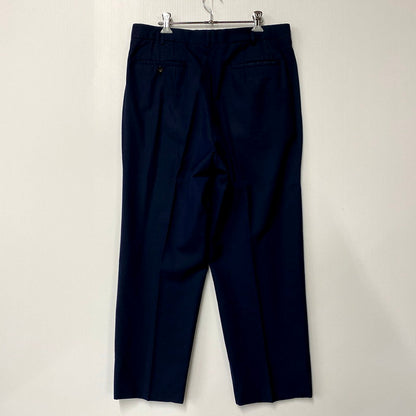 【中古品】【メンズ】  COMME DES GARCONS HOMME DEUX コムデギャルソンオムドゥ 90S WOOL TUCK SLACKS DP-31007K ウール タック スラックス パンツ ボトムス 151-250223-as-18-izu サイズ：K カラー：ネイビー 万代Net店