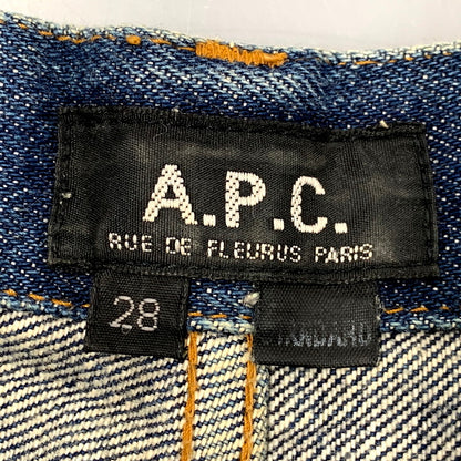 【中古品】【メンズ】 A.P.C. アーペーセー 日本製 DENIM PANTS デニムパンツ ズボン ボトムス 152-250227-ma-10-izu サイズ：28 カラー：青 万代Net店
