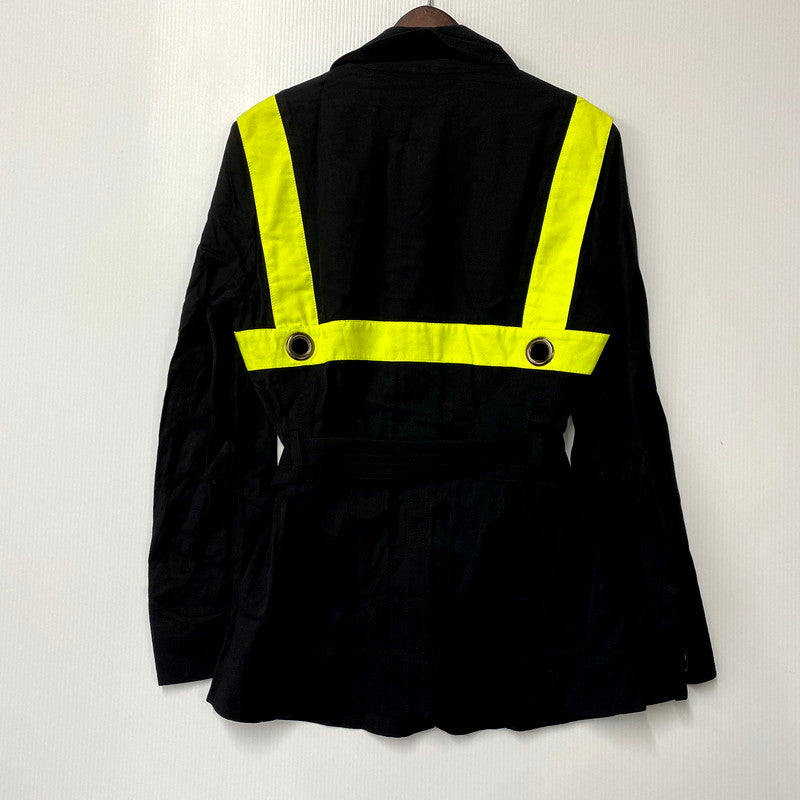 【中古品】【レディース】 DIRK BIKKEMBERGS ダークビッケンバーグ BELTED COAT ベルテッドコート イタリア製 アウター 168-250223-as-15-izu サイズ：46 カラー：ブラック 万代Net店