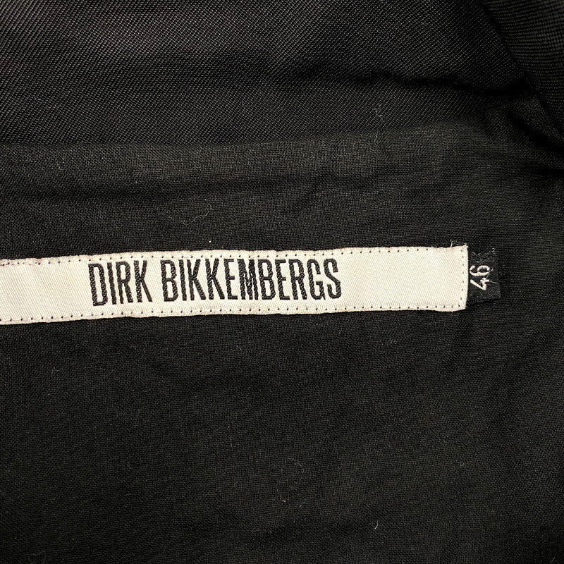 【中古品】【レディース】 DIRK BIKKEMBERGS ダークビッケンバーグ BELTED COAT ベルテッドコート イタリア製 アウター 168-250223-as-15-izu サイズ：46 カラー：ブラック 万代Net店