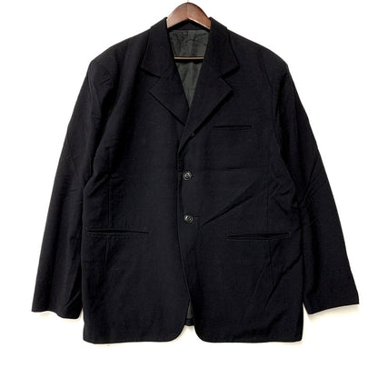 【現状渡し品】【メンズ】 Y’S FOR MEN WORKSHOP ワイズフォーメンワークショップ 90S WOOL TAILORED JACKET WE-J26-106 ウール テーラードジャケット アウター 140-250222-as-27-izu カラー：ブラック 万代Net店