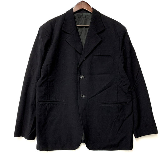【現状渡し品】【メンズ】 Y’S FOR MEN WORKSHOP ワイズフォーメンワークショップ 90S WOOL TAILORED JACKET WE-J26-106 ウール テーラードジャケット アウター 140-250222-as-27-izu カラー：ブラック 万代Net店