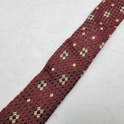 【中古品】【メンズ】 SILK NECKTIE シルクネクタイ 小物 208-250222-as-34-izu カラー：レッド系 万代Net店