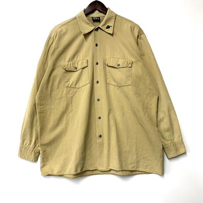 【中古品】【メンズ】 BRONZE AGE ブロンズエイジ 80S WORK SHIRT ワークシャツ USA製 長袖 トップス 146-250222-as-26-izu サイズ：L カラー：ベージュ 万代Net店