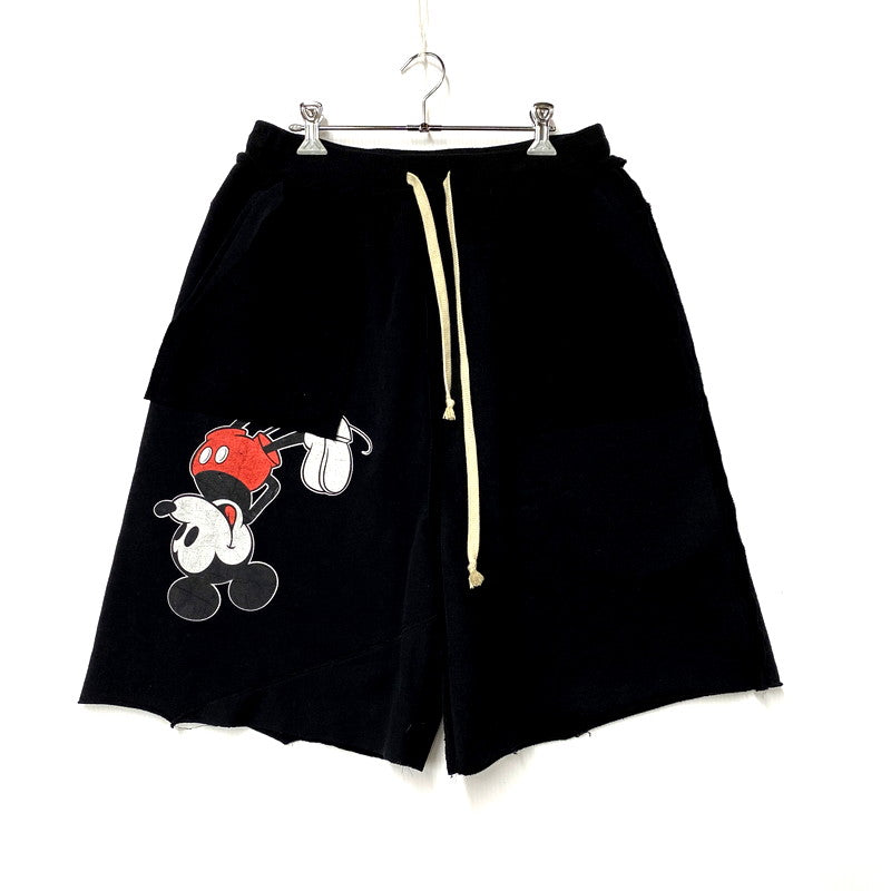 【中古品】【メンズ】 DISCOVERED ディスカバード 24SS MICKEY WIDE SHORTS EXCLUSIVE DC-SS24-MCU-03 ミッキー ワイド ショーツ エクスクルーシブ ショートパンツ ハーフパンツ ボトムス 151-250223-as-20-izu サイズ：3 カラー：ブラック 万代Net店