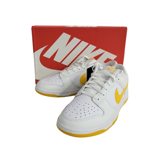 【中古美品】【メンズ】 NIKE ナイキ DUNK LOW RETRO DV0831-110 ダンク ロー レトロ スニーカー シューズ 靴 160-250223-as-10-izu サイズ：27cm カラー：WHITE/UNIVERSITY GOLD 万代Net店