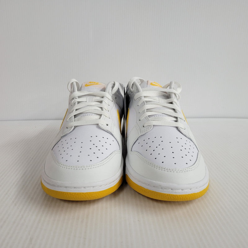 【中古美品】【メンズ】 NIKE ナイキ DUNK LOW RETRO DV0831-110 ダンク ロー レトロ スニーカー シューズ 靴 160-250223-as-10-izu サイズ：27cm カラー：WHITE/UNIVERSITY GOLD 万代Net店