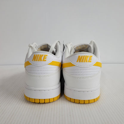 【中古美品】【メンズ】 NIKE ナイキ DUNK LOW RETRO DV0831-110 ダンク ロー レトロ スニーカー シューズ 靴 160-250223-as-10-izu サイズ：27cm カラー：WHITE/UNIVERSITY GOLD 万代Net店