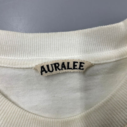 【中古品】【メンズ】  AURALEE オーラリー STAND-UP TEE A6ST01SU スタンドアップTシャツ 半袖 トップス 140-250226-as-03-izu サイズ：3 カラー：ホワイト 万代Net店