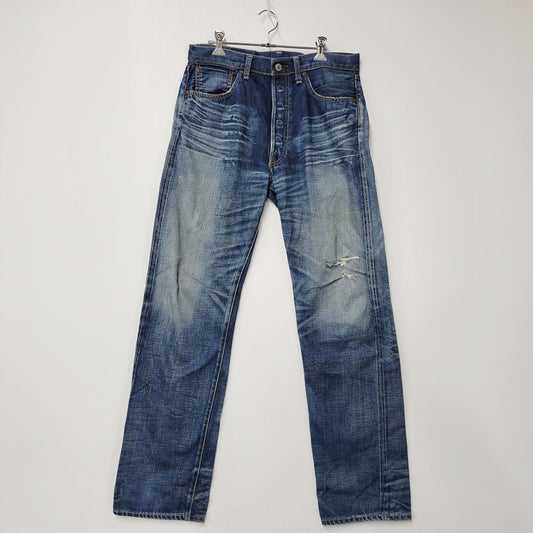 【中古品】【メンズ】 Levi's リーバイス 刻印J09A 2004年製 BIG-E 00S 55501 DENIM PANTS 00年代 デニムパンツ ズボン ボトムス 157-250224-ma-09-izu サイズ：W34 カラー：インディゴ 万代Net店