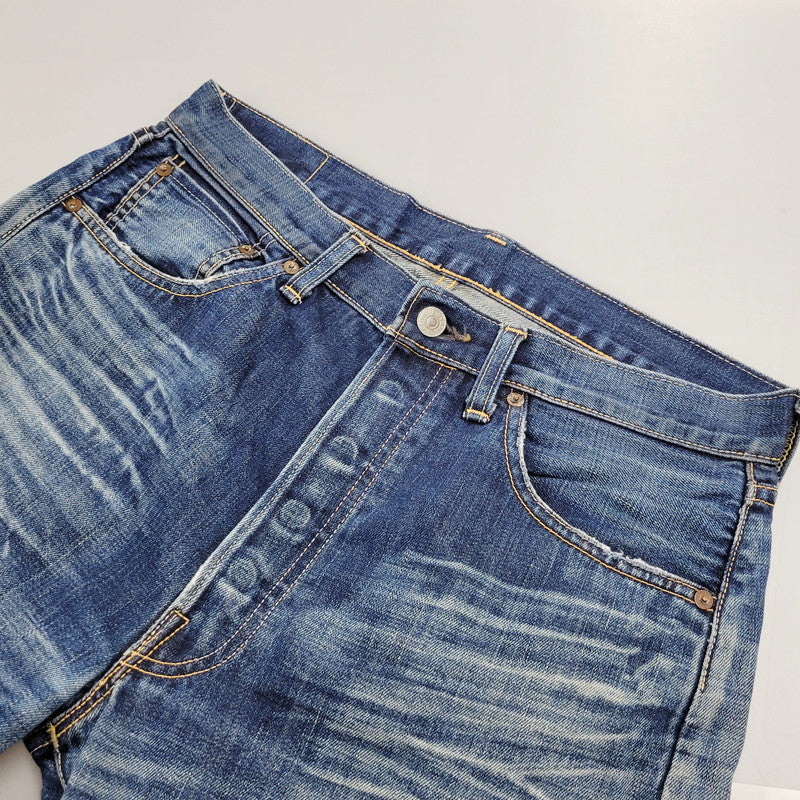 【中古品】【メンズ】 Levi's リーバイス 刻印J09A 2004年製 BIG-E 00S 55501 DENIM PANTS 00年代 デニムパンツ ズボン ボトムス 157-250224-ma-09-izu サイズ：W34 カラー：インディゴ 万代Net店