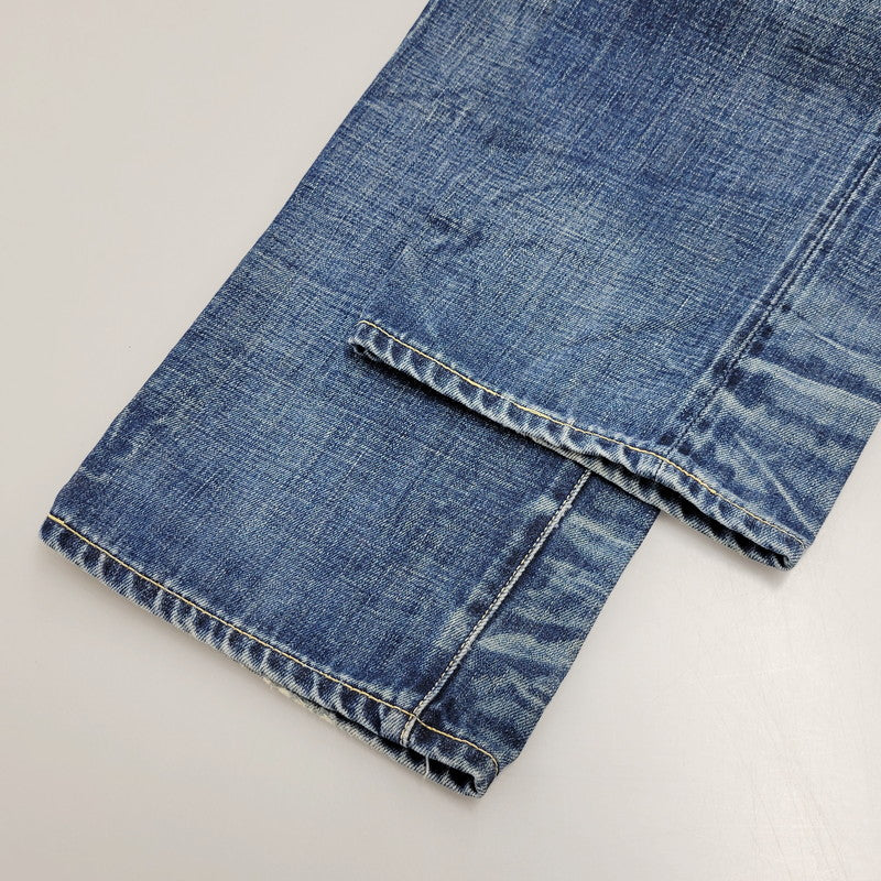 【中古品】【メンズ】 Levi's リーバイス 刻印J09A 2004年製 BIG-E 00S 55501 DENIM PANTS 00年代 デニムパンツ ズボン ボトムス 157-250224-ma-09-izu サイズ：W34 カラー：インディゴ 万代Net店