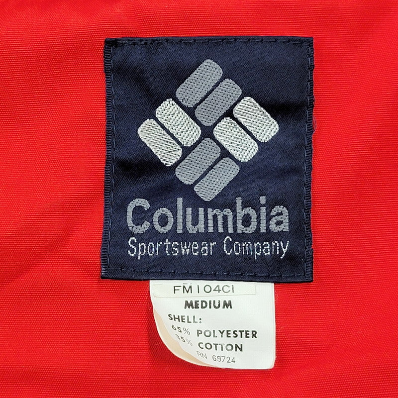 【現状渡し品】【メンズ】 Columbia コロンビア 80S FISHING VEST 80年代 フィッシングベスト トップス 144-250224-ma-05-izu サイズ：M カラー：赤 万代Net店