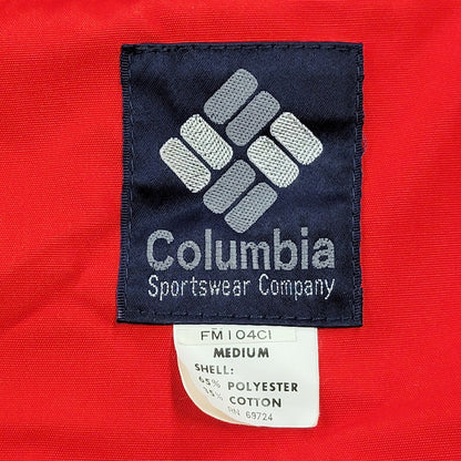 【現状渡し品】【メンズ】 Columbia コロンビア 80S FISHING VEST 80年代 フィッシングベスト トップス 144-250224-ma-05-izu サイズ：M カラー：赤 万代Net店