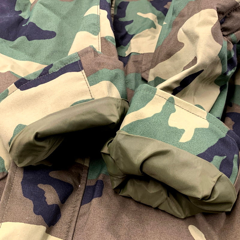 【中古品】【メンズ】 ALPHA INDUSTRIES アルファインダストリーズ DCA100-96-8335 1996年製 USA製 90S ECWCS 1ST GEN PARKA COLD WEATHER CAMOFLAGE エクワックス パーカ コールドウェザーカモフラージュ アウター 145-250223-ma-01-izu サイズ：M-R カラー：カーキ系 万代Net店