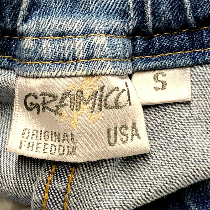 【中古品】【メンズ】 Gramicci グラミチ 16AW DENIM NARROW PANTS GMP-16F108 デニムナローパンツ BEAMS別注 ジーンズ ボトムス 155-250301-as-24-izu サイズ：S カラー：ライトインディゴ 万代Net店