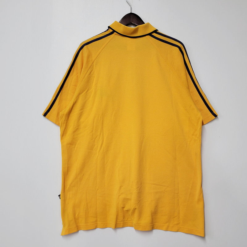 【中古品】【メンズ】 adidas アディダス パフォーマンスロゴタグ 90S SS POLO SHIRT 90年代 ショートスリーブ ポロシャツ トップス 半袖 146-250224-ma-04-izu サイズ：L カラー：オレンジ 万代Net店