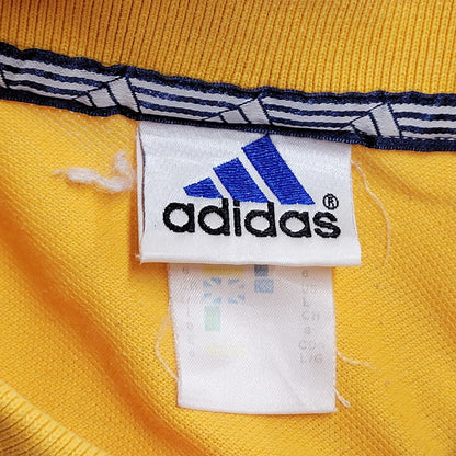 【中古品】【メンズ】 adidas アディダス パフォーマンスロゴタグ 90S SS POLO SHIRT 90年代 ショートスリーブ ポロシャツ トップス 半袖 146-250224-ma-04-izu サイズ：L カラー：オレンジ 万代Net店