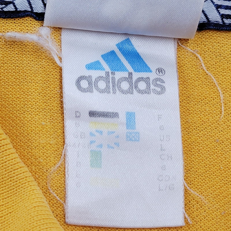 【中古品】【メンズ】 adidas アディダス パフォーマンスロゴタグ 90S SS POLO SHIRT 90年代 ショートスリーブ ポロシャツ トップス 半袖 146-250224-ma-04-izu サイズ：L カラー：オレンジ 万代Net店