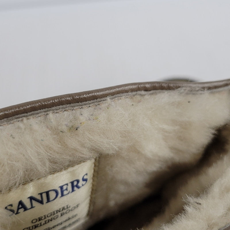 【中古品】【メンズ】 hobo ホーボー × SANDERS サンダース SUEDE CURLING BOOTS 9926LDS スエード カーリング ブーツ シューズ 靴 164-250223-as-03-izu サイズ：7.5 カラー：ベージュ 万代Net店