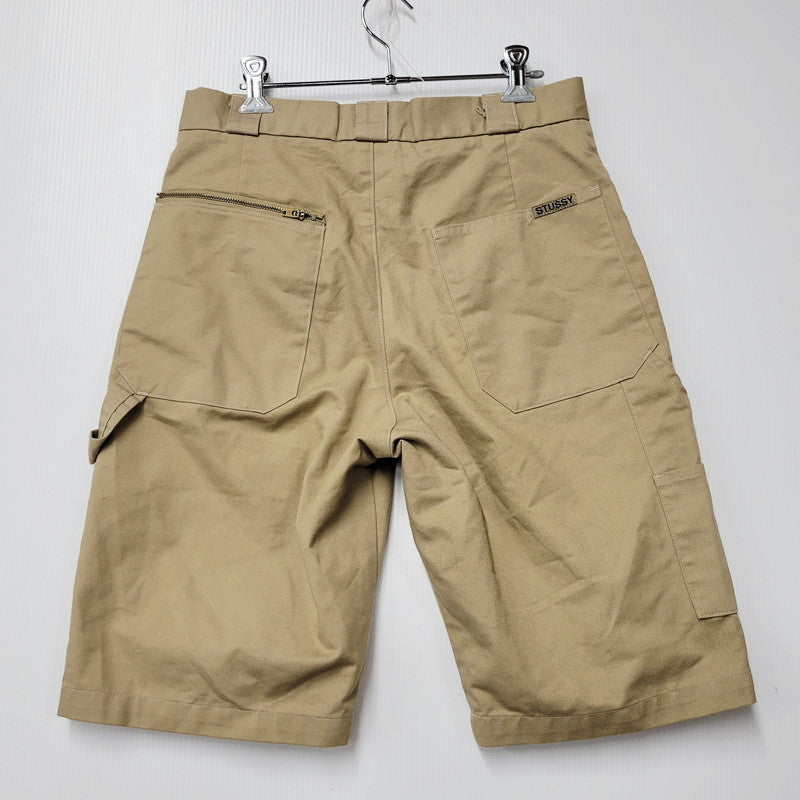 【中古品】【メンズ】  OLD STUSSY オールドステューシー 90S PAINTER SHORTS 90年代 ペインターショーツ ズボン パンツ ボトムス 153-250224-ma-08-izu サイズ：30 カラー：ベージュ系 万代Net店