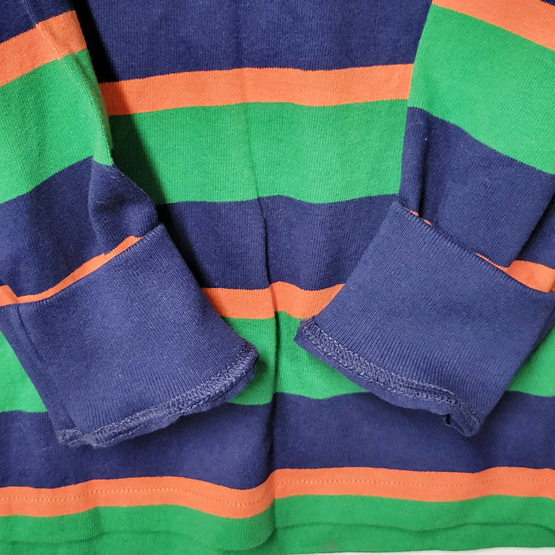 【中古美品】【メンズ】 POLO RALPH LAUREN ポロ・ラルフローレン CLASSIC FIT RUGBY SHIRT クラシックフィットラグビーシャツ トップス 長袖 147-250224-ma-06-izu サイズ：L カラー：マルチ 万代Net店