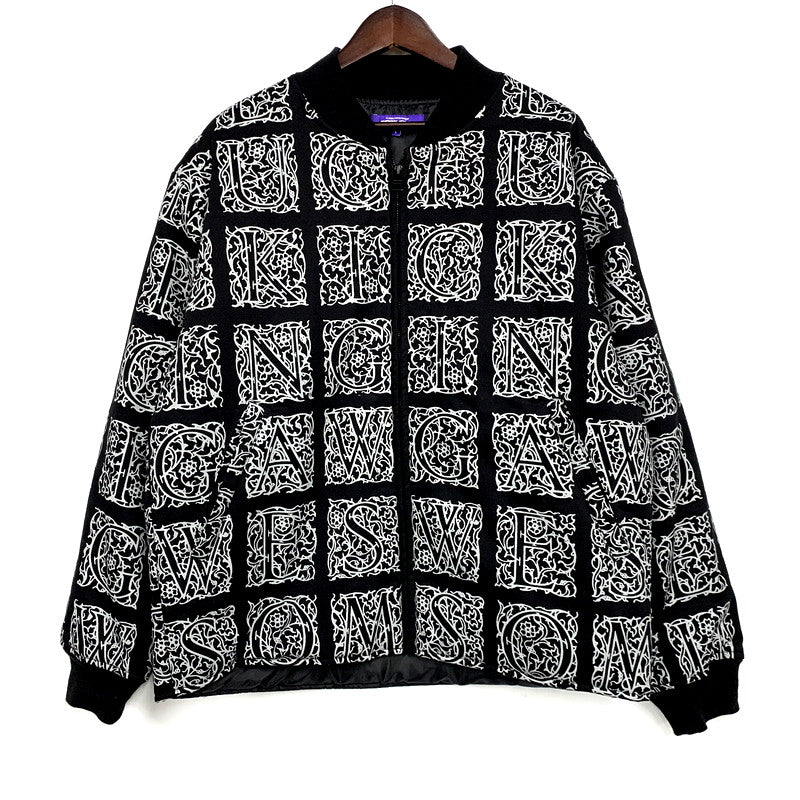 【中古品】【メンズ】  FUCKING AWESOME ファッキング オーサム FILIGREE BOMBER JACKET フィリグリー ボンバージャケット アウター 142-250224-as-11-izu サイズ：L カラー：ブラック系 万代Net店