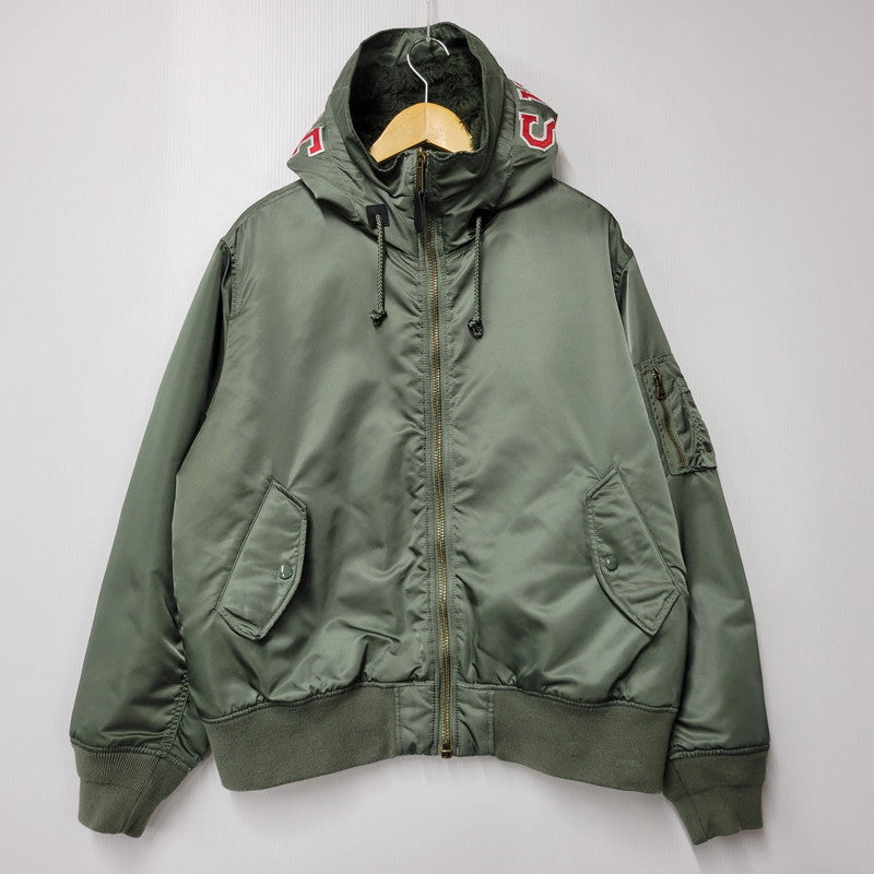 【中古品】【メンズ】 HOODED MA-1 フーデッド ジャケット アウター 149-250708-as-12-izu サイズ：L カラー：オリーブ 万代Net店