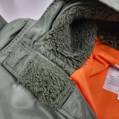 【中古品】【メンズ】 HOODED MA-1 フーデッド ジャケット アウター 149-250708-as-12-izu サイズ：L カラー：オリーブ 万代Net店