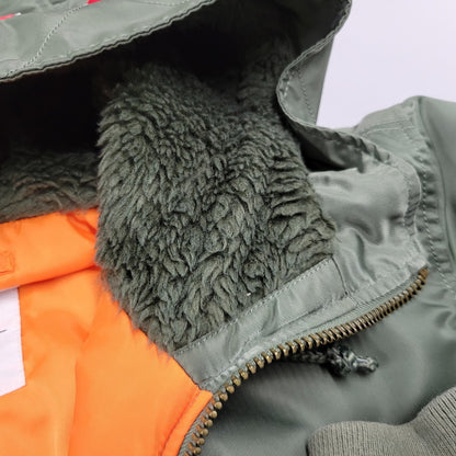 【中古品】【メンズ】 HOODED MA-1 フーデッド ジャケット アウター 149-250708-as-12-izu サイズ：L カラー：オリーブ 万代Net店